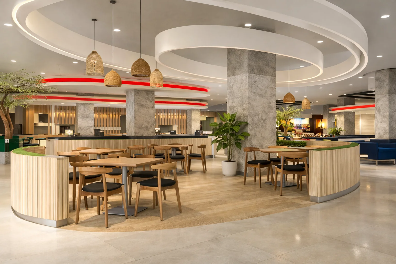 food court
